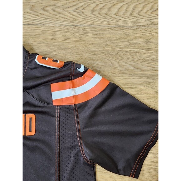 Baker Mayfield Jersey Mens L Orange Cleveland Browns Nike On Field NFL Distress - Picture 3 of 11